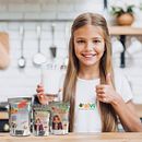 Alvi saludable / frutos secos, deshidratados y confitados, semillas, granolas,💚 leches vegetales sin azúcar y libre de gluten.. Un projet de Design  de Claudia Suárez - 17.07.2020