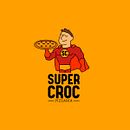 Projeto de logotipo e identidade visual Super Croc Pizzaria. Un proyecto de Br, ing e Identidad, Diseño de logotipos y Diseño para Redes Sociales de Gabriel França de Moura - 15.07.2020