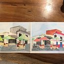 Black & White Coffee Ajijic Mexico . Watercolor Painting project by Glenda Rogers - 07.17.2020