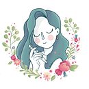 Meu projeto do curso: Retrato ilustrado com elementos botânicos. Un proyecto de Ilustración tradicional, Ilustración botánica e Ilustración digital de raissacostac16 - 17.07.2020