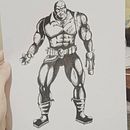 Mi Proyecto del curso: Ilustración para cómics: anatomía de un superhéroe. Un projet de B, e dessinée, Dessin , et Dessin anatomique de Manuel Alamo Ramírez - 17.07.2020
