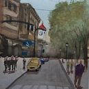 Mi Proyecto del curso: Paisajes urbanos en acuarela. Un proyecto de Pintura a la acuarela de mago_oro - 18.07.2020
