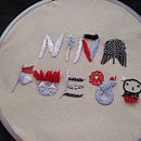 Mi Proyecto del curso: Introducción al bordado en relieve Niña fuego. Un progetto di Ricamo di María Graciela Jimenez - 18.07.2020