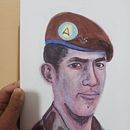 Mi Proyecto del curso: Retrato artístico en acuarela de mi hermano . Un proyecto de Pintura a la acuarela de Armando Rojas Madrid - 19.07.2020