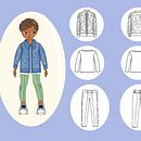 INDUMENTARIA - COLECCIÓN NIÑOS OUTFIT 1. Digital Drawing project by Heydi Cortez Ramos - 07.19.2020