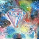 Crazy diamond Ein Projekt aus dem Bereich Bildende Künste und Aquarellmalerei von Cristina Sainz - 19.02.2020