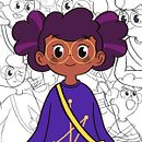 Mi Proyecto del curso: Diseño de personajes para animación con Photoshop. Un proyecto de Animación 2D, Diseño de personajes, Ilustración digital e Ilustración infantil de Katiuska Pino - 19.07.2020