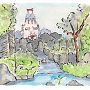 My project in Watercolor Illustration with Japanese Influence course. Pintura em aquarela projeto de Carmel - 20.07.2020
