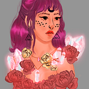 Meu projeto do curso: Retrato digital no Photoshop com um toque de fantasia. Un proyecto de Dibujo de Retrato, Ilustración tradicional e Ilustración digital de Bianca Particheli - 20.07.2020