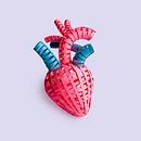 Corazón: estructura en papel. Un proyecto de Escultura e Ilustración tradicional de Andrea Peralta Mejía - 20.07.2020