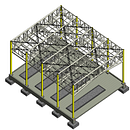 Proyecto Anglo - Sala de Generadores electricos. Un projet de Dessin de María Betsabé Bernal Moscoso - 21.07.2020