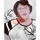 Meu projeto do curso: Retrato Ilustrado com Procreate. Un projet de Design  de Ivan Marcinari Gois - 21.07.2020