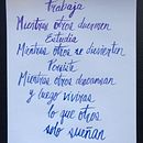 My project in Italic Script with a Brush Pen course. Un projet de Calligraphie de cristiortega - 26.07.2020