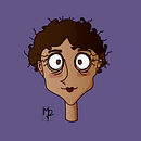 Me as a Tim Burton character Ein Projekt aus dem Bereich Digitale Zeichnung von Maria Fernanda Poletine - 25.06.2020