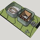 My project in Digital Illustration of Architectural Projects course. Un proyecto de Ilustración arquitectónica de Alejandra Sanchez Tata - 22.07.2020
