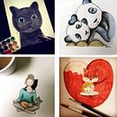 My illustrations_Ionela Aman. Un progetto di Illustrazione infantile, Illustrazione tradizionale e Pittura ad acquerello di Aman Ionela - 22.07.2020