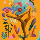 Natarajasana. Un progetto di Illustrazione digitale e Graphic design di Guilherme Rizzatti - 23.07.2020