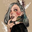 Somos lo que pensamos  . % Noelia Montesinos tarafından hazırlanan Dijital İllüstras, Ve on projesi - 07.24.2020