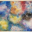 Galaxia. Traditional illustration project by Francis Morales - 07.24.2020