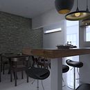 Propuesta de Remodelación de cocina y comedor. 3D, Architecture, Design, and 3D Modeling project by Edith Sosa - 07.25.2020