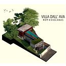Ilustración Digital: Villa Dall'Ava / Rem Koolhaas. 3D, Architecture, and Architectural Illustration project by Consuelo Mardones Mödinger - 07.25.2020