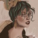 My project in Illustrated Portraits with Procreate course. Ilustração tradicional projeto de Виктория Захарова - 26.07.2020