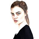 My project in Illustrated Portrait in Watercolor course. Een project van Aquarelschilderen van urbis - 26.07.2020