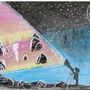 Contraste a la luz de la luna Ein Projekt aus dem Bereich Zeichnung von laurahurtado816 - 28.07.2020