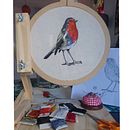 Mi Proyecto del curso: Pintar con hilo: técnicas de ilustración textil. Bordado projeto de Amambay Godoy - 28.07.2020