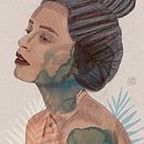 Mi Proyecto del curso: Retrato ilustrado con Procreate. Un progetto di Illustrazione digitale di camifran_diaz - 29.07.2020