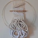 My project in Introduction to Textile Weaving course . % Marion Lemoine tarafından hazırlanan Makrome projesi - 07.29.2020