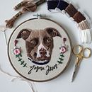 Pet Portrait Embroidery!. Un progetto di Ricamo di nicole_h0823 - 31.07.2020