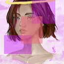 Meu projeto do curso: Retrato digital no Photoshop com um toque de fantasia. Un proyecto de Dibujo digital, Ilustración tradicional, Dibujo, Ilustración digital, Dibujo de Retrato y Pintura digital de Maria João - 04.03.2019