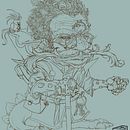 Fantasy character sketch. Un progetto di Character design, Arte concettuale e Illustrazione digitale di Miguel Colina - 02.08.2020