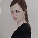 Meu projeto do curso: Retrato em aquarela a partir de uma fotografia . Pictură în acuarelă de Débora Ariane Siqueira Nunes - 08.01.2020