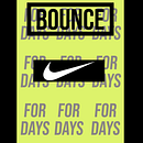 Nike Bounce Poster. Un proyecto de Tipografía de Nathaniel Sullivan - 01.08.2020