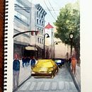 Mi Proyecto del curso: Paisajes urbanos en acuarela Ein Projekt aus dem Bereich Aquarellmalerei von Laura Weber - 02.08.2020