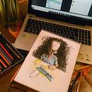 Algunos trabajos. Projekt z dziedziny  R, sunek, R, sunek ołówkiem,  R, sunek art, st, czn, Portret, Trad, c, jna ilustracja,  R, sunek atramentem,  Malarstwo, Malowanie akwarelą, Malarstwo akr i lowe użytkownika Román Giannecchini - 03.08.2020