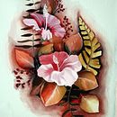 Mi Proyecto del curso: Técnicas de acuarela en negativo para ilustración botánica. Watercolor Painting project by Liliana Murua - 08.20.2020