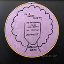 Angela Davis Ein Projekt aus dem Bereich Stickerei von Laura Aparicio - 08.06.2020