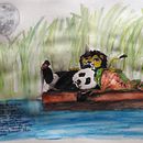 Mi Proyecto del curso: La Familia Mapogo. Projekt z dziedziny Ilustracje dla dzieci użytkownika Fausto Alexis Gálvez Ponce - 04.08.2020