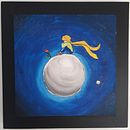 El principito  . Lukisan Akrilik proyek oleh Micaela Orrillo - 08.04.2020