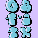 Grafiti digital. Een project van Digitale tekening y Digitale belettering van Azul PC - 05.08.2020