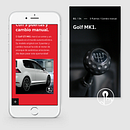 Volkswagen Golf The Original. Interactive Design, Web Design, and UX / UI project by cintia corredera - 08.06.2020