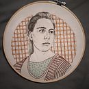 Mi proyecto del curso: creación de retratos bordados. Projekt z dziedziny  Haft i Ceramika użytkownika María Soto - 06.08.2020