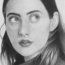 1st July Graphite Portrait A5 size. Projekt z dziedziny Animacje 2D,  R, sunek art, st, czn i Portret użytkownika lajeen - 01.07.2020