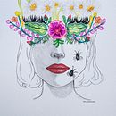 frases Ilustradas. Artistic Drawing, Collage, Creativit, Drawing, Traditional illustration, and Watercolor Painting project by Yamy Totino - 08.07.2020