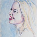 Watercolour portrait #6. Un proyecto de Pintura a la acuarela de Mikko Oksalahti - 07.08.2020