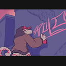 Apolo - Graffiti Charmeleon. Un proyecto de Diseño de personajes de Isaac Olivares - 09.08.2020