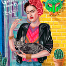 Mi Proyecto del curso: FRIDA KAHLO Ein Projekt aus dem Bereich Digitale Illustration von Jahabel Valencia Vega - 20.08.2020
